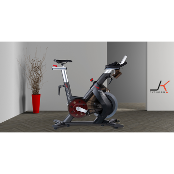 JK FITNESS - Spin bike elettromagnetica con volano da 24 kg JK 577