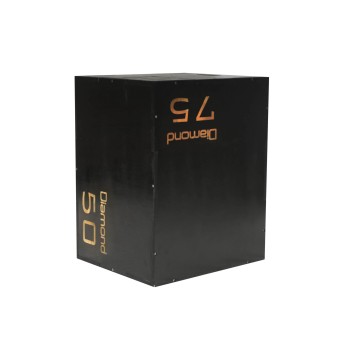 DIAMOND - Plyo box in legno nero 50 - 60 - 75 cm
