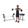 IRON MASTER  - Set peso regolabile fino a 36,4 kg (incluso rack-aste-pesi) MX80