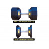 IRON MASTER - Set peso regolabile fino a 24,9 kg (incluso rack-aste-pesi) MX55