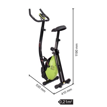 EVERFIT - Cyclette magnetica salvaspazio con accesso facilitato BFK EASY SLIM MULTIFIT volano 6kg