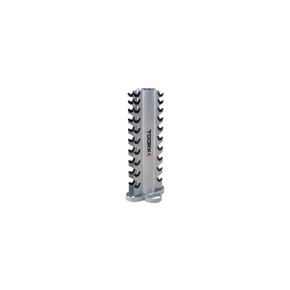 TOORX - Rastrelliera porta manubri a torre per 10 coppie di manubri RPM 10